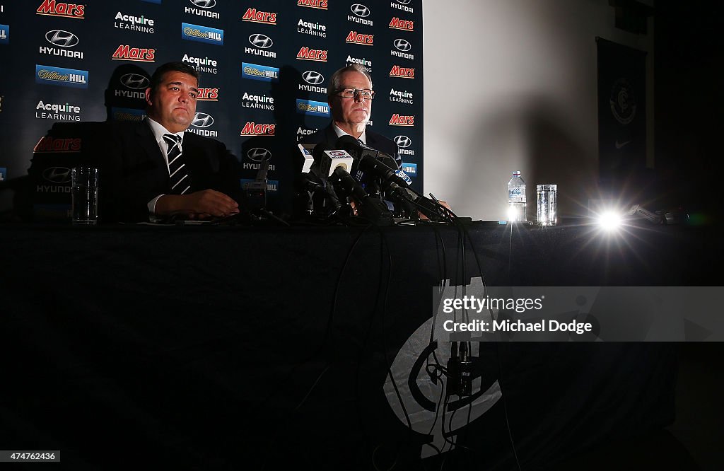 Carlton Blues Press Conference