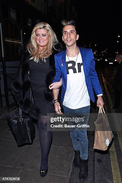 Gemma Collins is seen leaving a night club on November 09, 2012 in London, United Kingdom.