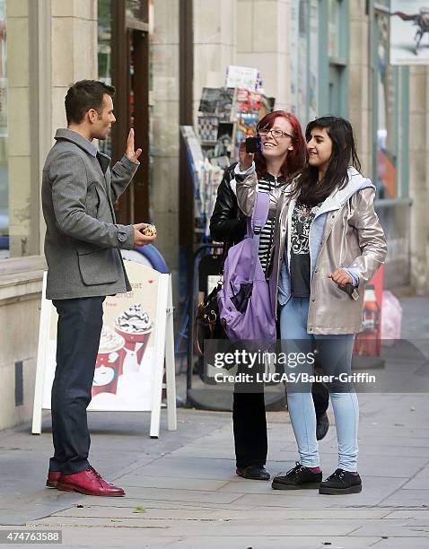 Harry Judd of McFly is seen on November 03, 2012 in London, United Kingdom.