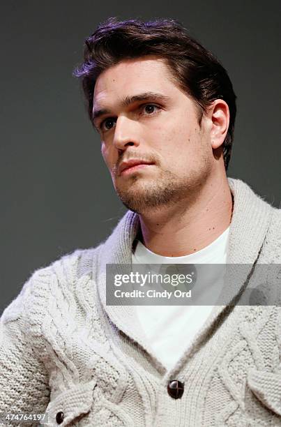 Actor Diogo Morgado attends Meet the Filmmakers: "Son Of God" at Apple Store Soho on February 24, 2014 in New York City.