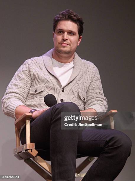Actor Diogo Morgado attends "Meet The Filmmakers" at Apple Store Soho on February 24, 2014 in New York City.