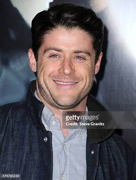 Jon Abrahams arrives at the "Non-Stop" - Los Angeles Premiere at Regency Village Theatre on February 24, 2014 in Westwood, California.