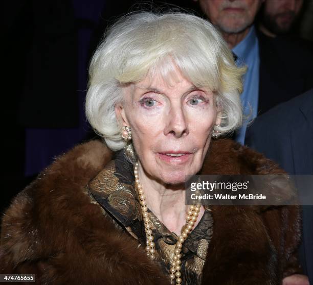 Betsy Von Furstenberg attending attends the 2014 Theater For The New City Benefit at The National Arts Club on February 24, 2014 in New York City.