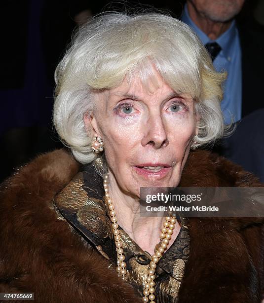 Betsy Von Furstenberg attending attends the 2014 Theater For The New City Benefit at The National Arts Club on February 24, 2014 in New York City.