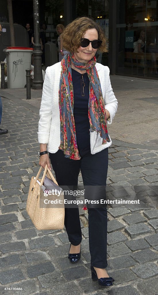 Celebrities Sighting In Madrid - May 25, 2015