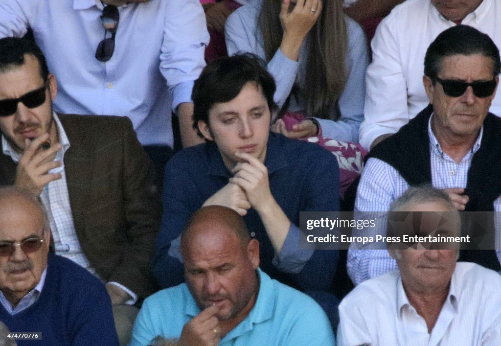 Celebrities Attend Bullfighting In Madrid