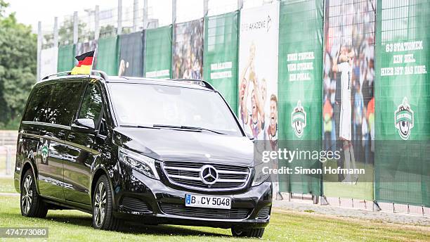 General view during the DFB Ehrenrunde Kick-Off event on May 26, 2015 in Frankfurt am Main, Germany.