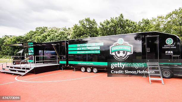 General view during the DFB Ehrenrunde Kick-Off event on May 26, 2015 in Frankfurt am Main, Germany.