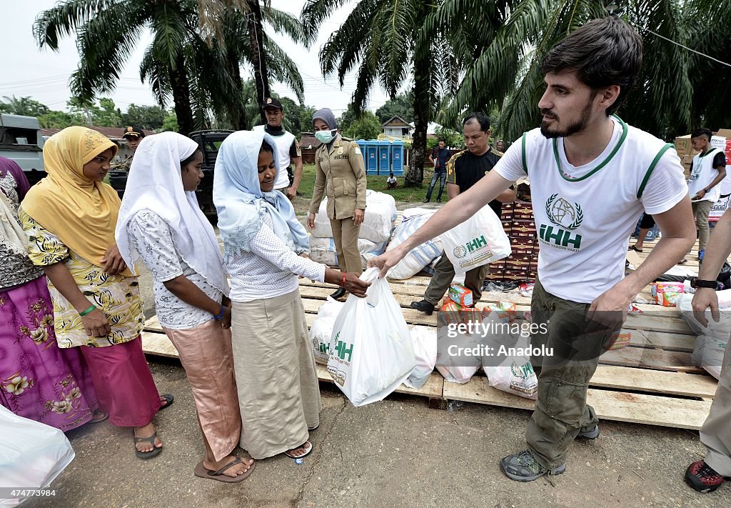 IHH delivers humanitarian aid to Rohingya migrants in Indonesia