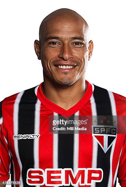 Clemente Rodriguez of Sao Paulo Football Clube poses for a portrait on August 14, 2014 in Sao Paulo,Brazil.