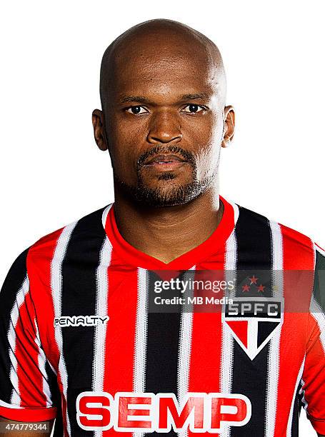 Edson Silva of Sao Paulo Football Clube poses for a portrait on August 14, 2014 in Sao Paulo,Brazil.