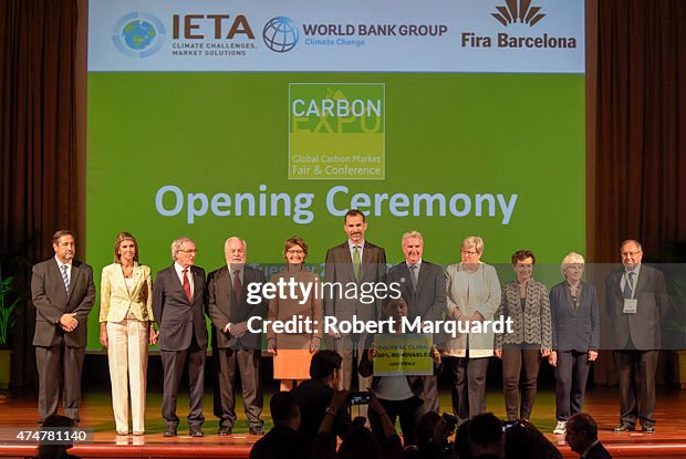 King Felipe of Spain Attends 'Coal Fair 2015' Opening in Barcelona