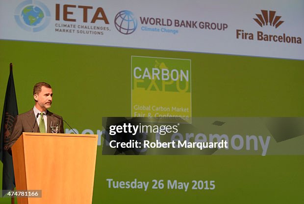 King Felipe of Spain Attends 'Coal Fair 2015' Opening in Barcelona