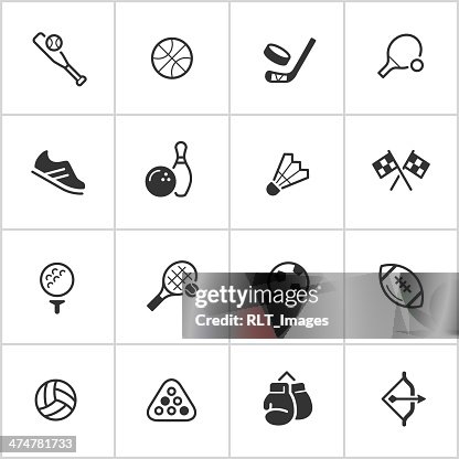 Sports & Athletics Icons — Inky Series Sports & Athletics Icons — Inky Series
