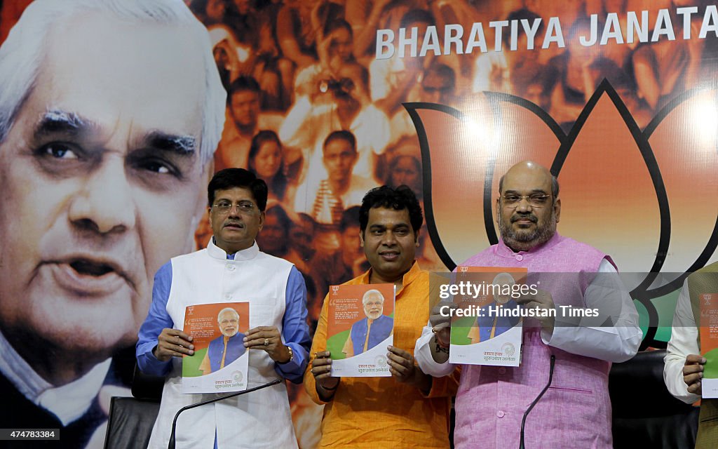 Amit Shah Address Press Conference On One year Of Narendra Modi Government