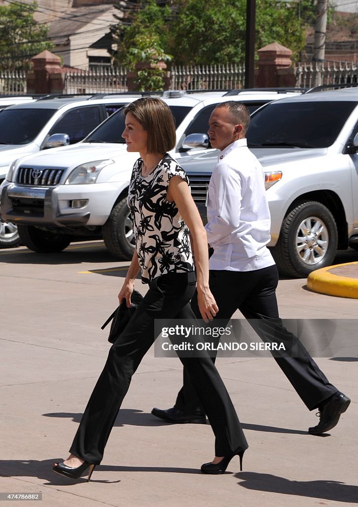 HONDURAS-SPAIN-QUEEN LETIZIA