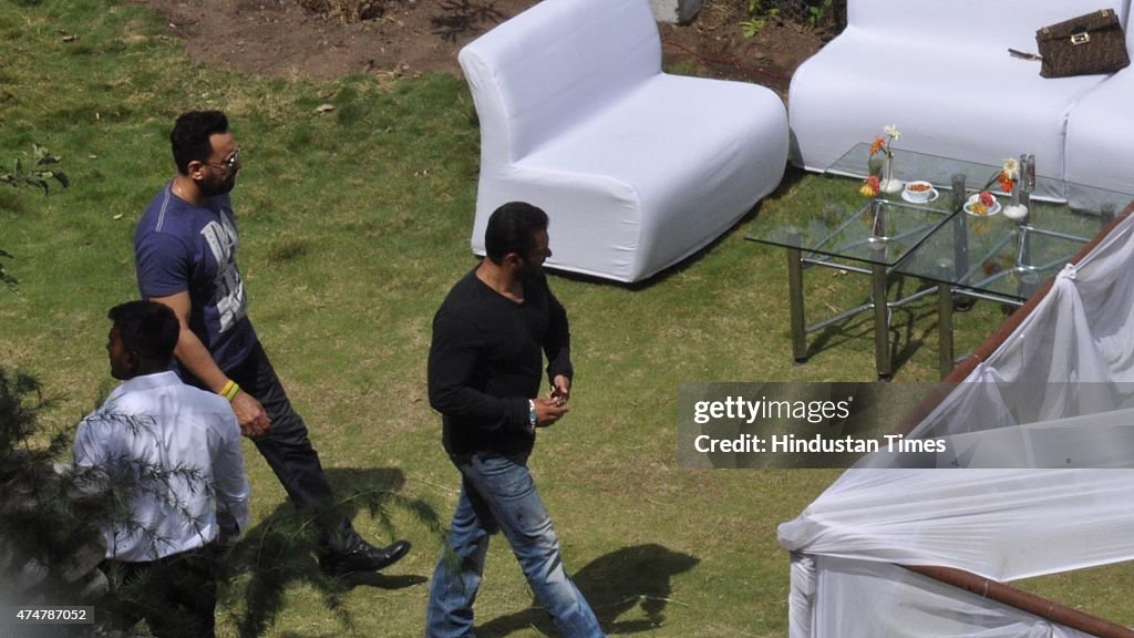 Bollywood Actor Salman Khan Leaves Mandi