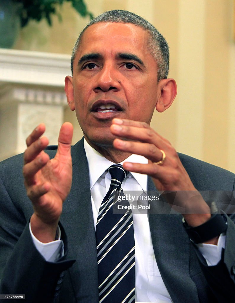 President Obama Meets With NATO Secretary-General Stoltenberg