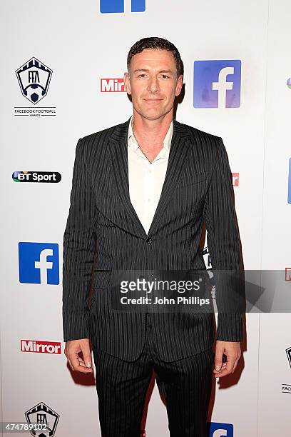 Chris Sutton arrives at the inaugural Facebook Football Awards on May 26, 2015 in London, England.