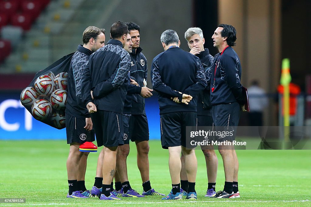 FC Sevilla Training Session - UEFA Europa League Final