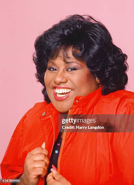 Jennifer Holllday poses for a portrait in 1983 in Los Angeles, California.