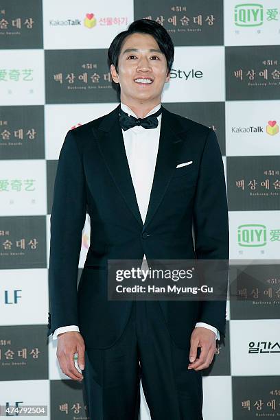 South Korean actor Kim Rae-Won attends the 51th Baeksang Arts Awards on May 26, 2015 in Seoul, South Korea.