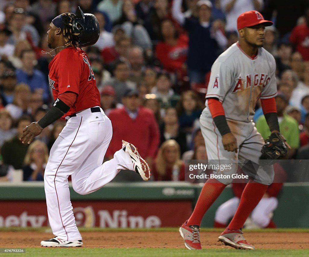 Boston Red Sox Vs. Los Angeles Angels At Fenway Park