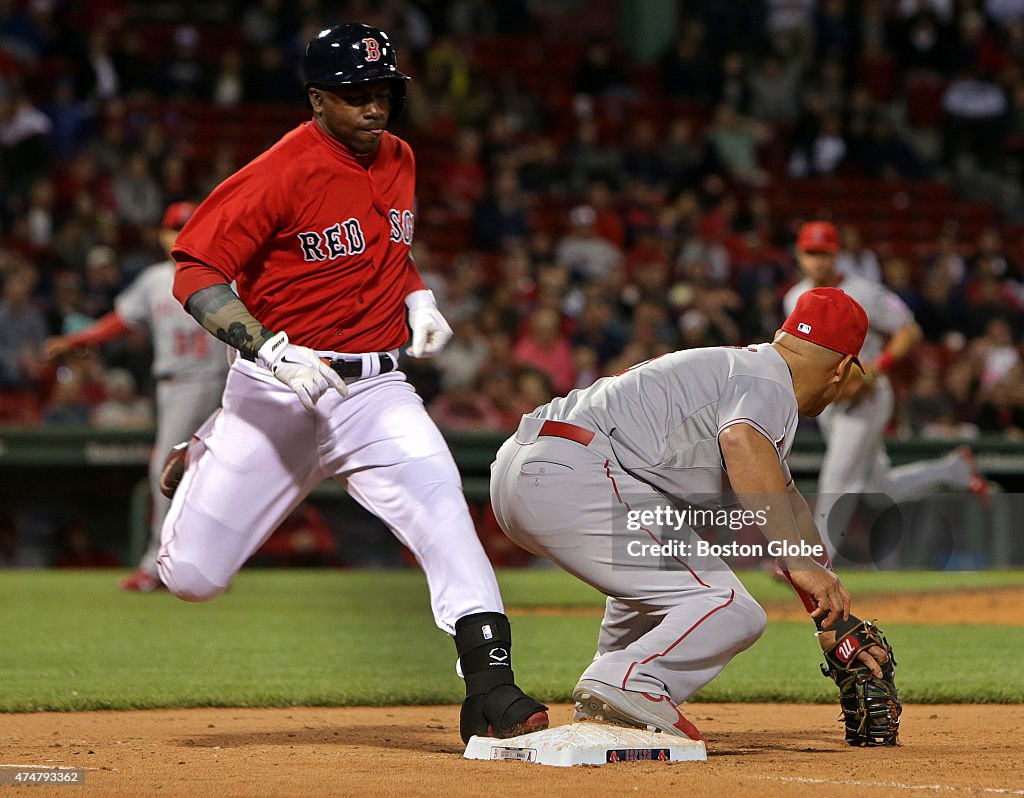 Boston Red Sox Vs. Los Angeles Angels At Fenway Park