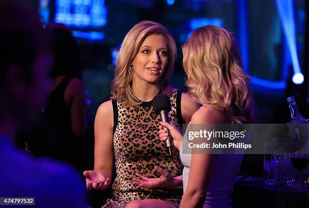 Rachel Riley and Rachel Stringer at the inaugural Facebook Football Awards on May 26, 2015 in London, England.