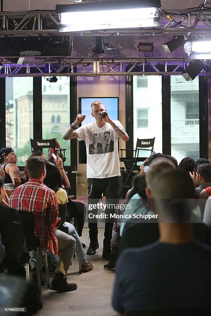 Machine Gun Kelly Visits AOL Build