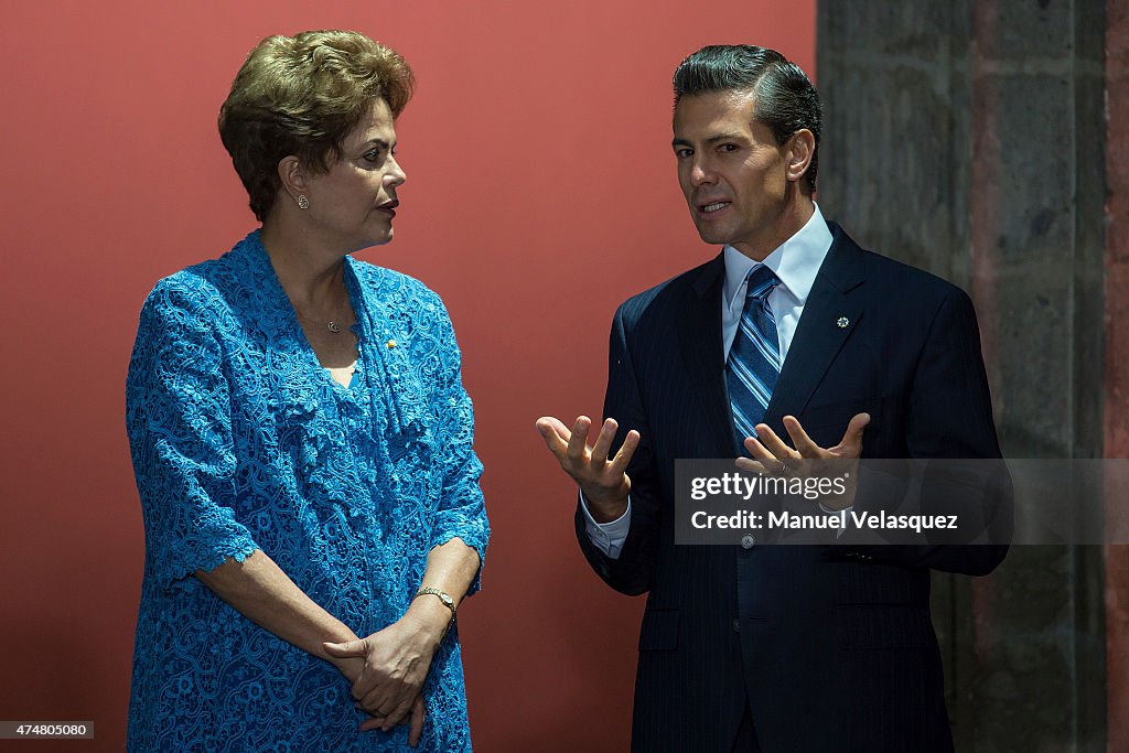 Dilma Rousseff Meets Enrique Peña Nieto