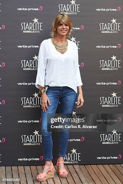 Arantxa de Benito attends the "Pure Starlite" party presentation at the Hotel Puro on May 26, 2015 in Madrid, Spain.