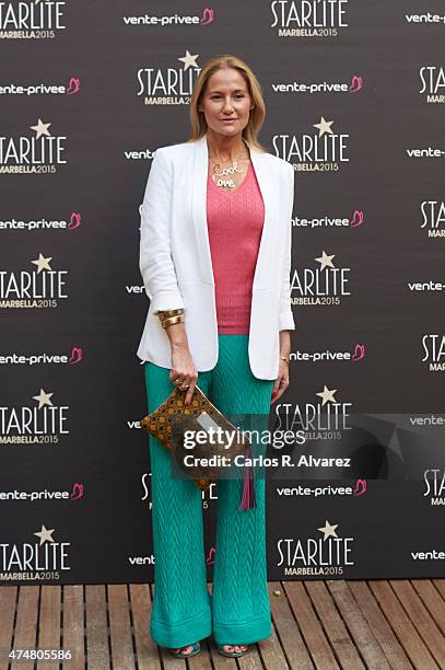 Fiona Ferrer attends the "Pure Starlite" party presentation at the Hotel Puro on May 26, 2015 in Madrid, Spain.