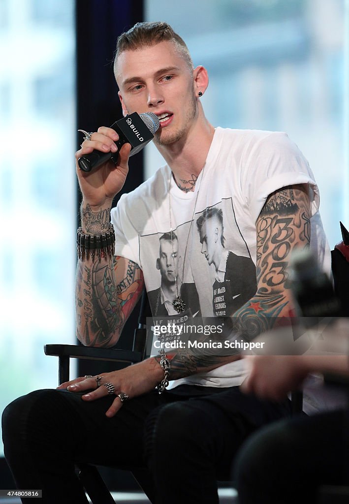 Machine Gun Kelly Visits AOL Build