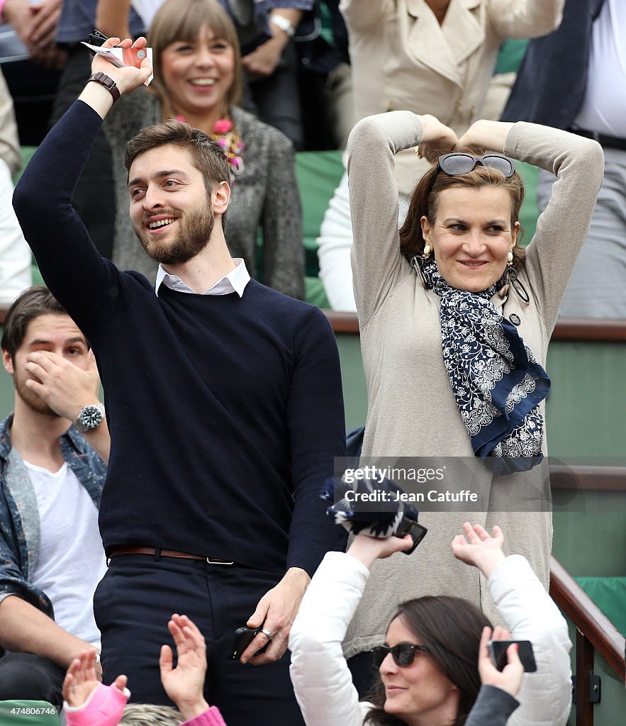 Celebrities At French Open 2015 - Day Three
