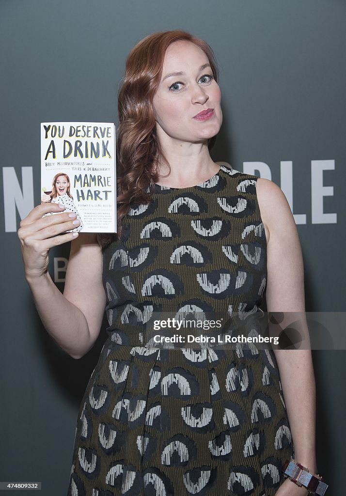 Mamrie Hart Signs Copies Of Her Book "You Deserve A Drink: Boozy Misadventures And Tales Of Debauchery"