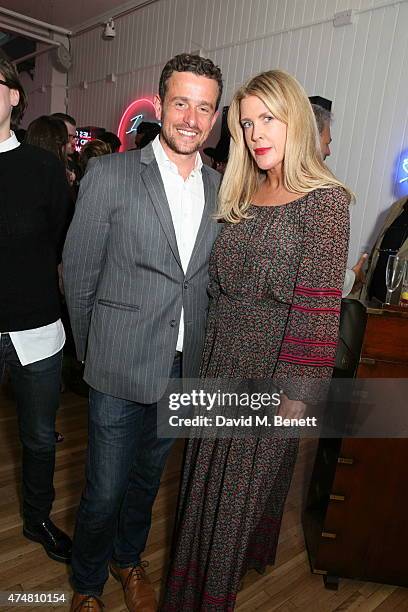 Hamish Jenkinson and Fiona Leahy attend the Lights of Soho private view on May 26, 2015 in London, England.