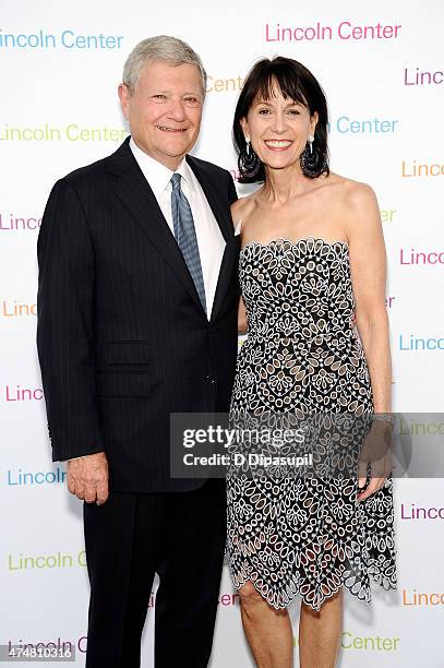 Jerry Speyer and Lincoln Center for the Performing Arts chair Katherine Farley attend the American Songbook Gala 2015 at Alice Tully Hall at Lincoln...