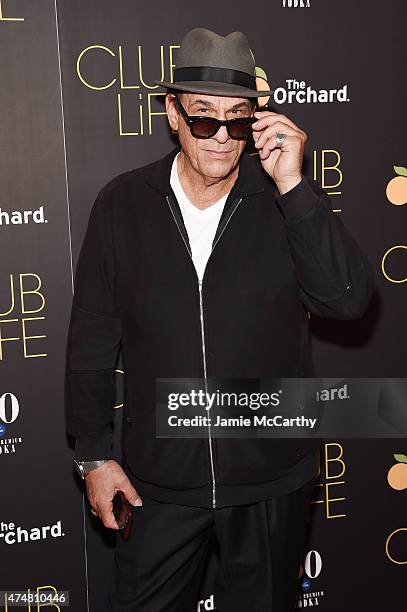 Actor Robert Davi attends the New York premiere of "Club Life" at Regal Cinemas Union Square on May 26, 2015 in New York City.