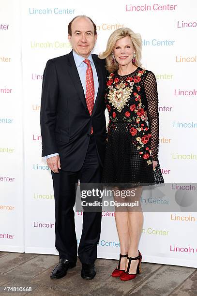 Viacom president and CEO Philippe Dauman and wife Deborah Dauman attend the American Songbook Gala 2015 at Alice Tully Hall at Lincoln Center on May...