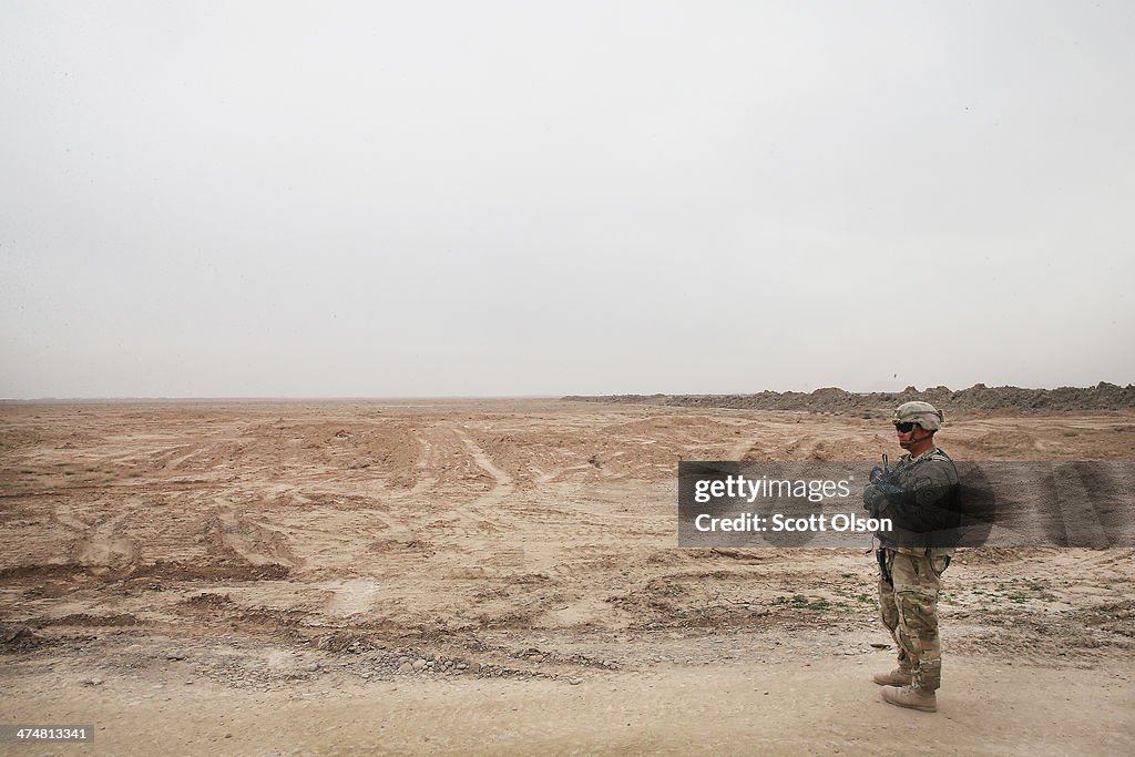 U.S. Soldiers Provide Security Around Kandahar Airfield