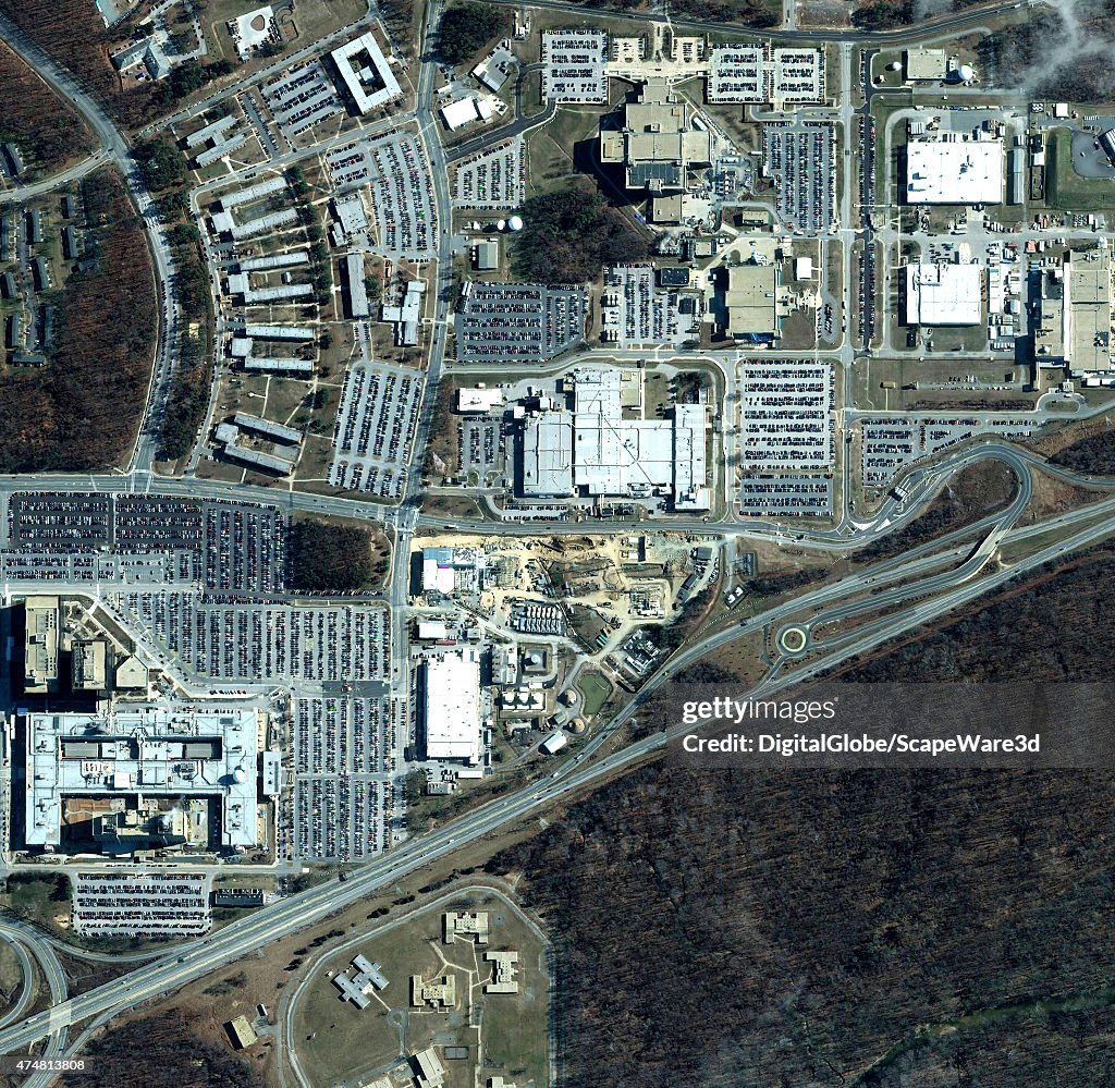 This is DigitalGlobe satellite imagery of Fort Meade, Maryland collected on January 23rd, 2013.