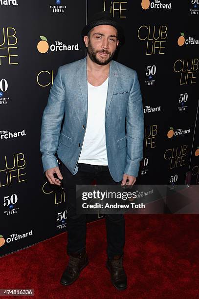 Ronnie Almani attends the "Club Life" New York premiere at Regal Cinemas Union Square on May 26, 2015 in New York City.