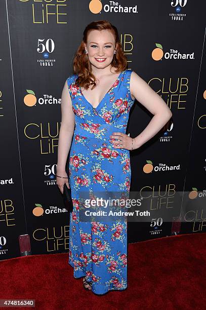 Actress Anne Clare Gibbons-Brown attends the "Club Life" New York premiere at Regal Cinemas Union Square on May 26, 2015 in New York City.