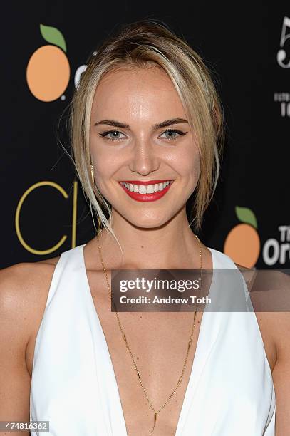 Kristin Olenik attends the "Club Life" New York premiere at Regal Cinemas Union Square on May 26, 2015 in New York City.