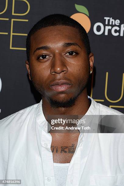 Actor Ty Hickson attends the "Club Life" New York premiere at Regal Cinemas Union Square on May 26, 2015 in New York City.