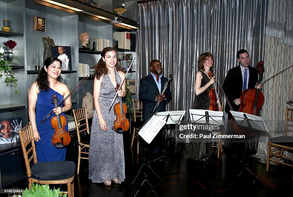 The Time In Children's Arts Initiative Event With Performance By Anthony McGill & The Momenta Quartet