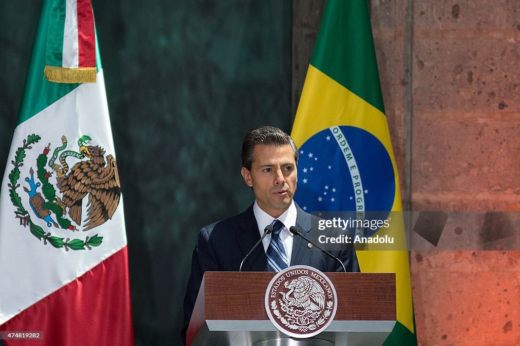 President of Brazil Dilma Rousseff visits Mexico