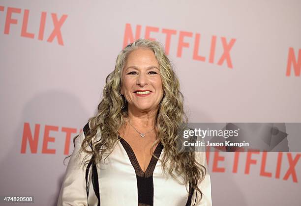 Marta Kauffman attends Netflix's "Grace & Frankie" Q&A Screening Event at Pacific Design Center on May 26, 2015 in West Hollywood, California.