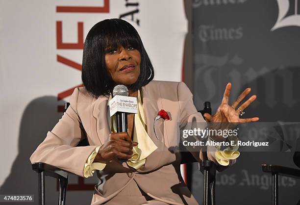 Actress Cicely Tyson attends The L.A. Times' Envelope screening of "How To Get Away With Murder" at ArcLight Sherman Oaks on May 26, 2015 in Sherman...
